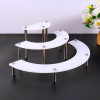 3 Layers Of Acrylic Cake Display Stand Cosmetics Round Dessert Display Stand Cake Stand